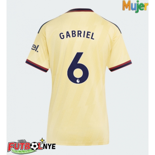 Camiseta Arsenal Gabriel Magalhaes #6 Tercera Equipación para mujer 2026-27 manga corta